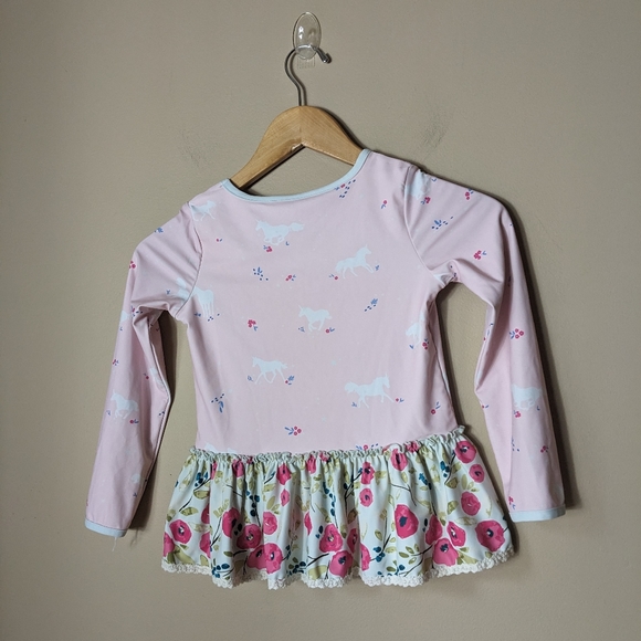 Sweet Honey long sleeved unicorn rash guard size 10 - Picture 6 of 6